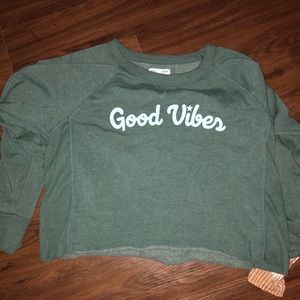 Cropped sweatshirt